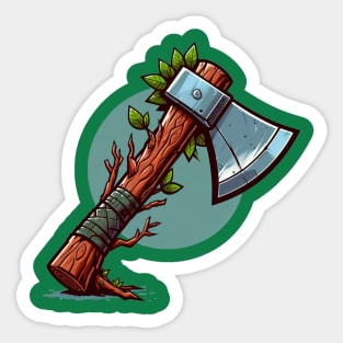 Axe Branch V1 Sticker